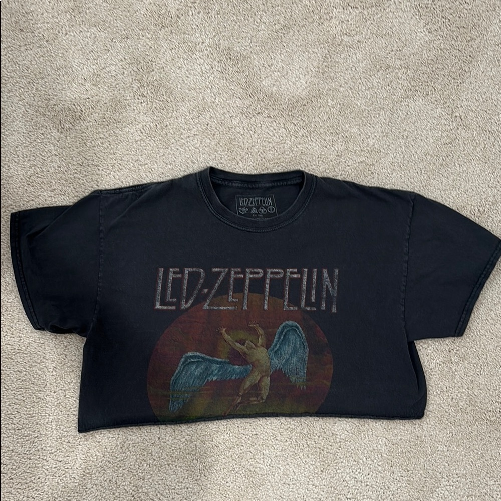 Led Zeppelin Black Graphic T-Shirt